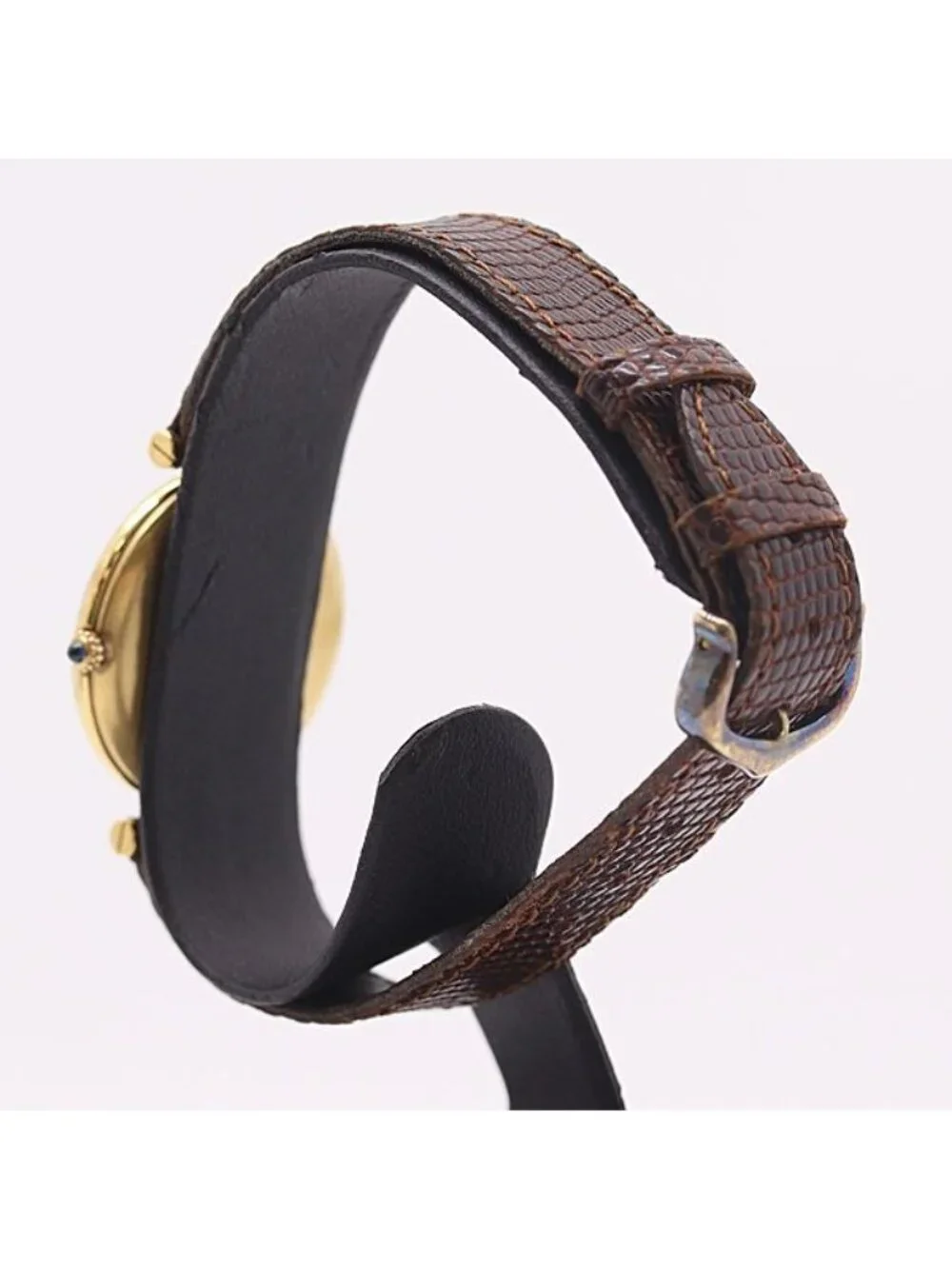Cartier Must Vendome Vermeil 17 Striped Dial Watch